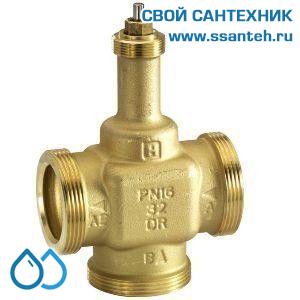 10208 Honeywell, V5833A2084 Клапан трехходовой регулирующий резьбовой, PN16, DN25, Kvs 6.3, 6.5мм, 2…120 °C