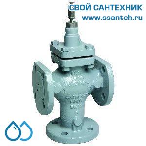 10259 Honeywell, V5050A1181 Клапан трехходовой линейный смесительный фланцевый, PN25, DN50, Kvs 40.0, 20мм, 2…220 °C