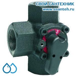 10264 Honeywell V5433A1015 Клапан трехходовой поворотный муфтовый, PN6, DN20, Kvs 2.5, 2…110 °C
