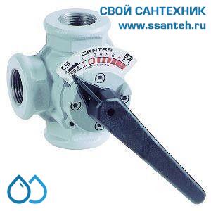 10282 Honeywell DR25GMLA Клапан трехходовой поворотный муфтовый, PN6, DN25, Kvs 10, 2…130 °C