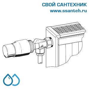 10447 Honeywell T4021 Термоголовка M30 x 1.5, 11,5 мм, белый/хром