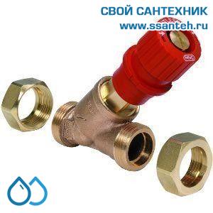 12565 Honeywell, V5000X0032 Клапан запорно-измерительный, DN32, НР, Kvs 13,0м3, красный