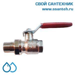 14700 HERZ, 1221124 Кран шаровой MODUL ВР-НР 1 1/4" длин ручка сталь амер PN16 ник