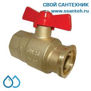 14728 HERZ 1226903 Кран шаровой для насосов  1"