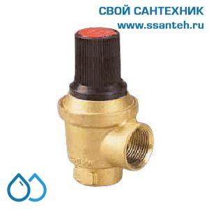 14792 HERZ 1266703 Клапан предохранительный сбросной для котлов и водонагревателей 0..110°С, DN 25 PN 6, до 200 кВт