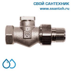 14865 HERZ 1372342 Клапан для отключения радиатора прямой, 3/4", Kvs 2,0 м3/час, PN 10 бар, 110°C