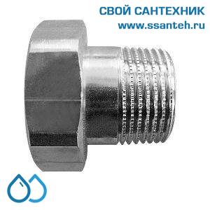 15378 HERZ, 1621021 Соединитель для резьбовых труб 1/2", штуцер, гайка, конус