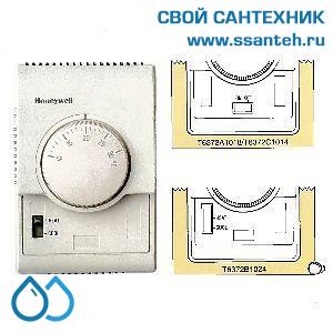 15742 HONEYWELL T6372A1018 Термостат для фэн-койлов 10-30С, 230В, антисипатор, нагрев или охлаждение