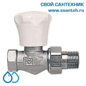 16033 HERZ 1682392 Клапан ручной радиаторный прямой, 3/4", Kvs 2,2 м3/час, PN 10 бар, 110°C, с точной предварительной настройкой.