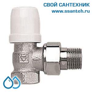 16036 HERZ 1682480 Клапан ручной радиаторный угловой, 3/8", Kvs 2,4 м3/час, PN 10 бар, 110°C, с точной предварительной настройкой.