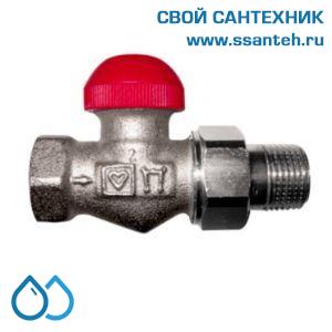 16183 HERZ 1772369 Клапан термостатический радиаторный прямой, 3/4", Kvs 0,03-1,1 м3/час, PN 10бар, 120°C с плавной преднастройкой