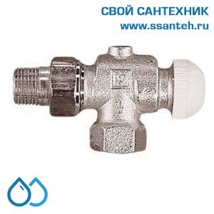 16224 HERZ 1772891 Клапан термостатический радиаторный осевой, 1/2", Kvs 1,1 м3/час, PN 10бар, 120°C