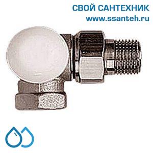 16246 HERZ 1775891 Клапан термостатический радиаторный трехосевой л., 1/2", Kvs 1,1 м3/час, PN 10бар, 120°C