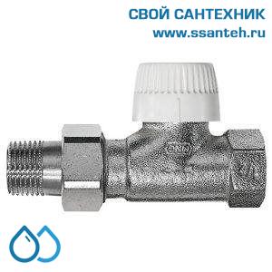 17956 Honeywell V2020DVS10 Клапан термостатический радиаторный прямой, 3/8", Kvs 0.75, Ру 10, 130 С, dPmax=1бар, NF, с предварительной настройкой