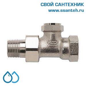 18019 Honeywell, V2420D0015 Клапан запорно-дренажный радиаторный прямой, 1/2", Kvs 1.45, Ру 10, 130С, с настройкой