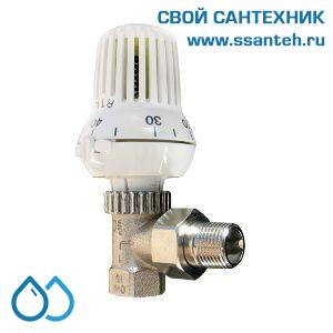 18577 TERMICUS T6102EUB15 RTL Клапан двухходовой для теплого пола угловой, 1/2, +20...+50°С, Kvs 1,90 м3/час