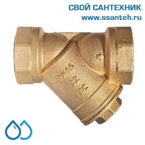 18918 Termicus Фильтр грязевик косой DN40 PN 16 1 1/2" ВР без покрытия