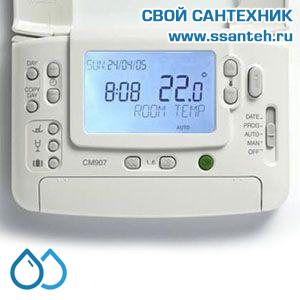 19168 Honeywell CMT901A1044 Комнатный хронотермостат CM901, 5-35С, SPDT, 230В, 8(3)А, эко режим, дневная программа на 24 часа, PI-регулятор