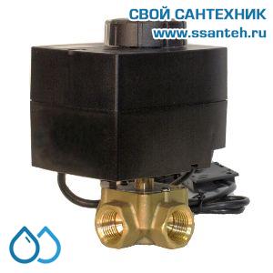 22093  TERMICUS AE23V37-15 Регулятор температуры воды трёхходовой электрический, PN10, DN15, +10...+95°С, Kvs 4,0 м3/час, 230В, IP42, с выносным датчиком
