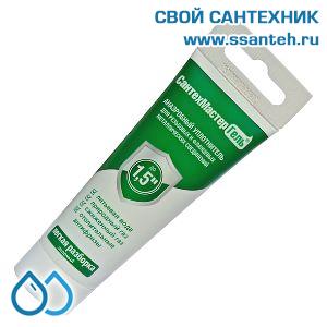 23416 СантехМастерГель Гель-герметик для резьбовых и фланцевых соединений, зеленый, 35 гр., тюбик, с еврослотом, до 1 1/2"