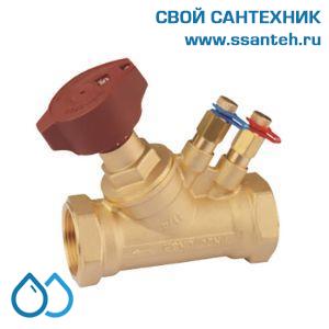 23707 SBV25HX Клапан запорно-балансировочный ручной, ВР, DN25 PN16, Kvs 9,5,  с изм.нип. тип NB