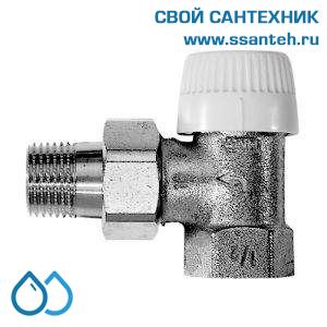08200 Honeywell V2000EVS15 Клапан термостатический радиаторный угловой, 1/2", Kvs 0.75, Ру 10, 130 С, dPmax=1бар, с предварительной настройкой