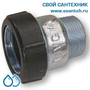 08820 Обжимное соединение чугунное, НР 1 1/2"